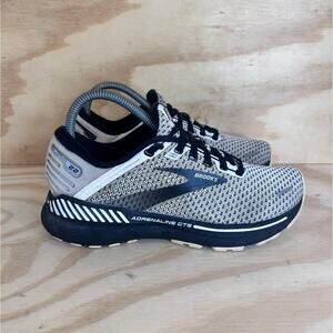 Brooks - Adrenaline GTS 22 - Running -White/Black -Women's -6.5(B) - 1203531B135
